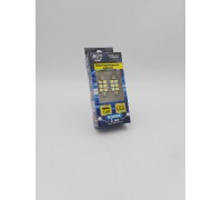 ЛАМПА САЛОННАЯ СВЕТОДИОДНАЯ 36ММ 12V AVS (БЕЛЫЙ, 6SMD) 2ШТ.                                       