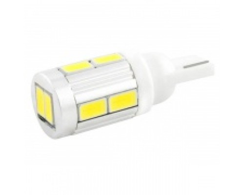 ЛАМПА ПОДСВЕТКИ СВЕТОДИОДНАЯ T10 12V 0,5W SKYWAY (W2.1X9.5D 6000К, 6SMD, 1-КОНТ, БЕЛАЯ, ДИОД W5W) 