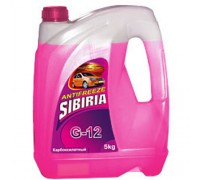 АНТИФРИЗ SIBIRIA G-12 (5 КГ) КРАСНО-РОЗОВЫЙ                                                       