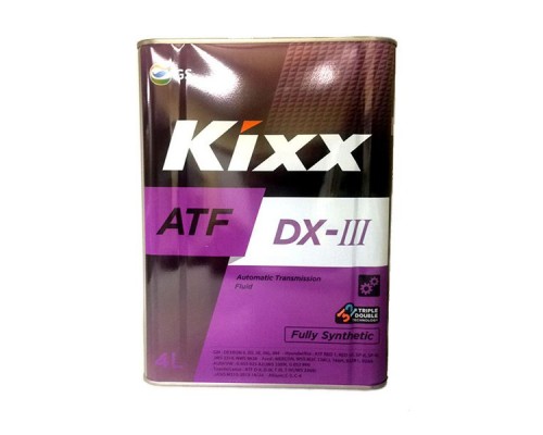 МАСЛО ТРАНСМИССИОННОЕ KIXX ATF DEXRON III СИНТЕТИЧЕСКОЕ 4 Л                                         