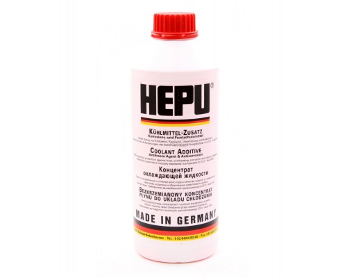 АНТИФРИЗ HEPU (КОНЦЕНТРАТ) КРАСНЫЙ (1.5Л.) P999-G12                                                 
