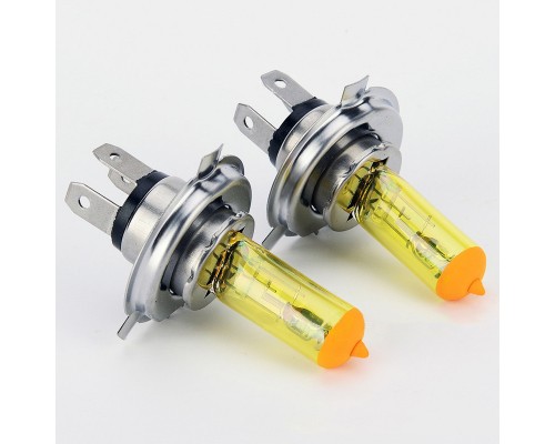 ЛАМПА ГАЛОГЕННАЯ H4 12V 60/55W AVS ATLAS (ANTI-FOG/ЖЕЛТЫЙ) (2 ШТ.)                                