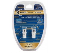 ЛАМПА ПОДСВЕТКИ СВЕТОДИОДНАЯ T10 12V XENITE (1 ДИОД HP SMD W2,1Х9,5D) (2 ШТ.)                     