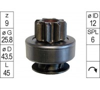 БЕНДИКС СТАРТЕРА CYC005 DAEWOO NEXIA                                                                