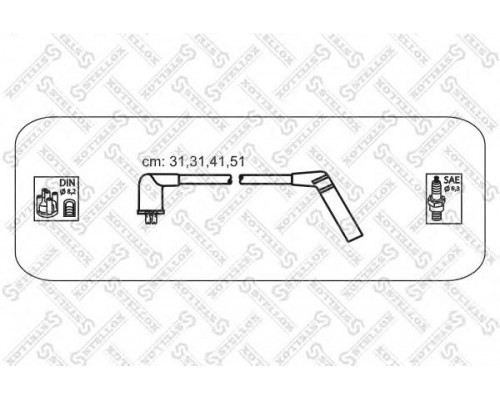 КОМПЛЕКТ ВЫСОКОВОЛЬТНЫХ ПРОВОДОВ 10-38403-SX HYUNDAI ACCENT 1.5 8V SOHS                             