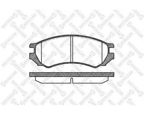 КОЛОДКИ ТОРМОЗНЫЕ 355000-SX ALMERA N16 (БЕЗ ABS)                                                    