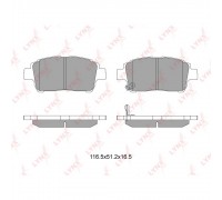 КОЛОДКИ ТОРМОЗНЫЕ ПЕРЕД. TOYOTA COROLLA, YARIS 01-, LIFAN SOLANO BD7526                             