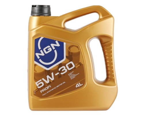 МАСЛО МОТОРНОЕ NGN 5W-30 SN/CF PROFI A-LINE 4Л СИНТ.                                                