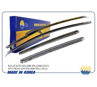 ВЕТРОВИКИ ОКОН KIA CEED HB 06-12/HYUNDAI I30 -12 AMD.DK121                                          