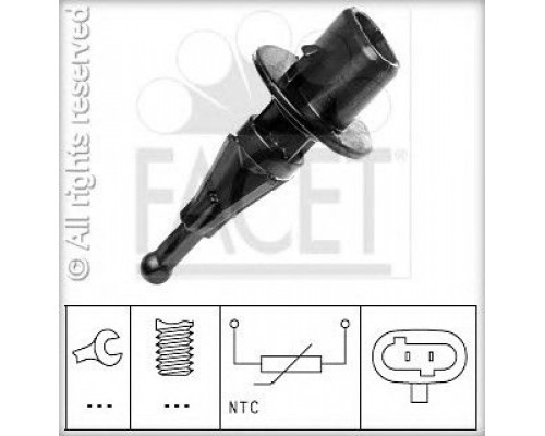 ДАТЧИК ТЕМПЕРАТУРЫ ВОЗДУХА MAZDA 323 06-04122-SX                                                    