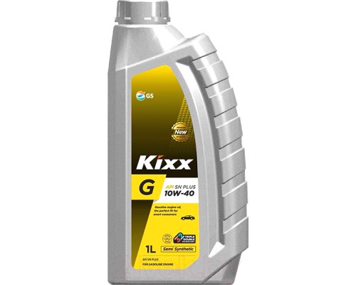 МАСЛО МОТОРНОЕ KIXX G PLUS 10W-40 SN/CF ПОЛУСИНТЕТИЧЕСКОЕ 1 Л                                       