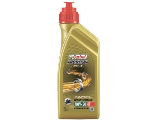 МАСЛО МОТОРНОЕ 4-Х ТАКТНОЕ CASTROL POWER RACING 4T 10W50 (1 Л)                                    