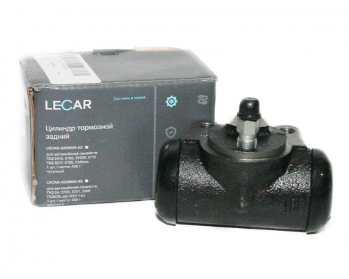 ЦИЛИНДР ТОРМОЗНОЙ 2105, 2108, 2110, 1118, 2170, 2190, 2123 (ЗАДНИЙ, РАБОЧИЙ) LECAR                  