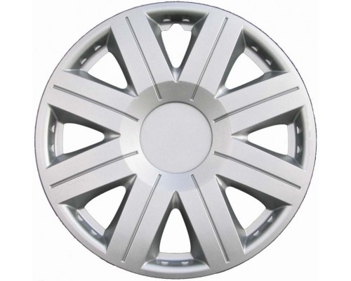 КОЛПАКИ КОЛЕСНЫЕ ДЕКОРАТИВНЫЕ R13 СЕРЕБРО JESTIC КОСМОС (4 ШТ.)                                   