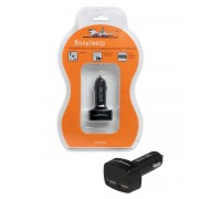 ВОЛЬТМЕТР НАПРЯЖЕНИЯ (12/24V) AIRLINE (В ПРИКУРИВАТЕЛЬ+ 2USB 3,1A)                                