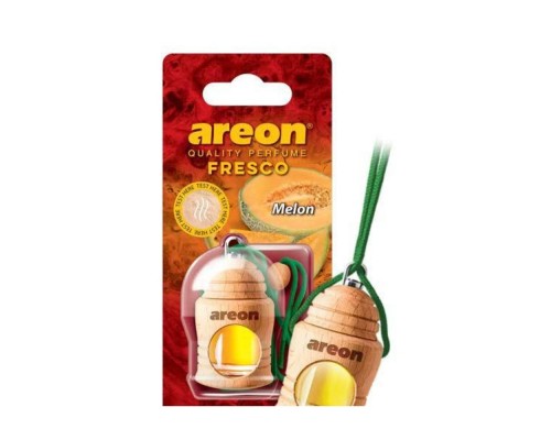 АРОМАТИЗАТОР ПОДВЕСНОЙ (MELON/ДЫНЯ) (5 МЛ) AREON FRESCO (ДЕРЕВЯННАЯ БУТЫЛОЧКА)                    