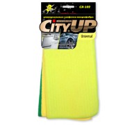 САЛФЕТКА ИЗ МИКРОФИБРЫ CITY UP 30*30 (3 ШТ.)                                                        