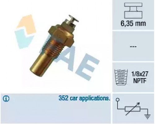 ДАТЧИК ТЕМПЕРАТУРЫ ОХЛАЖДАЮЩЕЙ ЖИДКОСТИ 32230 DAEWOO                                                
