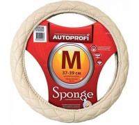 ОПЛЕТКА НА РУЛЬ M AUTOPROFI ЭКО-КОЖА, БЕЖЕВЫЙ (СТЕГАНАЯ)                                          