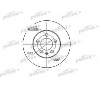 ДИСК ТОРМОЗНОЙ ПЕРЕД. SKODA FABIA, VW POLO PBD2803 R14 D-256ММ.                                     