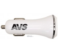 УСТРОЙСТВО ЗАРЯДНОЕ ДЛЯ ТЕЛЕФОНА AVS (2 ПОРТА UC-322 (2,4А))                                      
