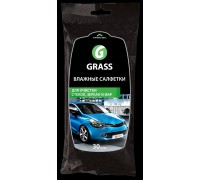САЛФЕТКИ ВЛАЖНЫЕ ДЛЯ СТЕКОЛ GRASS (30 ШТ.)                                                        