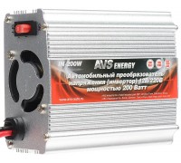 ПРЕОБРАЗОВАТЕЛЬ НАПРЯЖЕНИЯ (ИНВЕРТОР) 12V/220V (200W) AVS IN-200W                                 