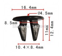 КЛИПСА 86848-22000 HYUNDAI ACCENT КРЕПЛ. БРЫЗГОВИКА                                                 