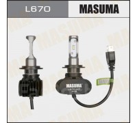 ЛАМПЫ СВЕТОДИОДНЫЕ H7 6000K 4000LM LED MASUMA 2ШТ.                                                  
