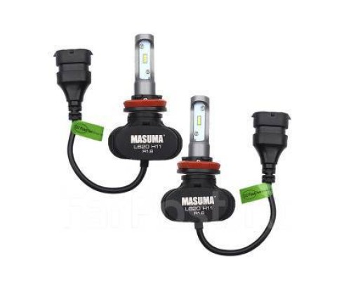 ЛАМПЫ СВЕТОДИОДНЫЕ H11 55W 6000K 4000LM LED MASUMA 2ШТ.                                             