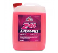 АНТИФРИЗ AGA Z40 G12++ -40 С КРАСНЫЙ 10 КГ                                                          