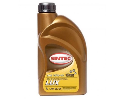 МАСЛО МОТОРНОЕ SINTEC LUXE 5000 SL/CF 10W/40 (П/СИНТ. 1 Л) 600231                                 