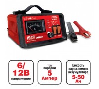 УСТРОЙСТВО ЗАРЯДНОЕ AVS 6/12V 5A BT-6023                                                          