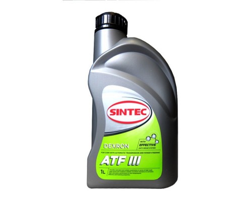 МАСЛО ТРАНСМИССИОННОЕ SINTEC ATF D-III 1 Л                                                          