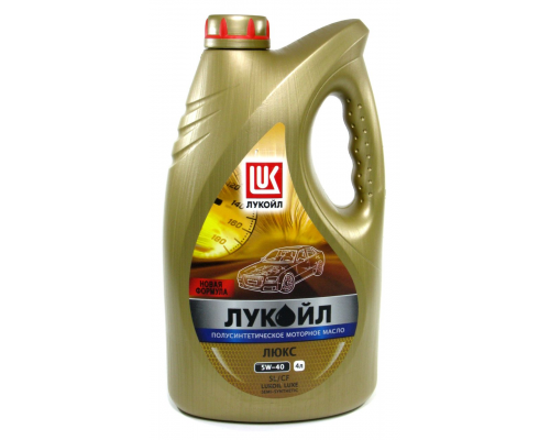 МАСЛО МОТОРНОЕ ЛУКОЙЛ ЛЮКС 5W40 SL/CF (4 Л) П/СИНТ. АКЦИЯ                                         