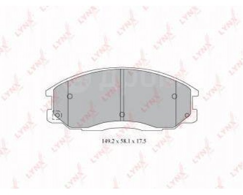КОЛОДКИ ТОРМОЗНЫЕ BD-3614 HYUNDAI                                                                   
