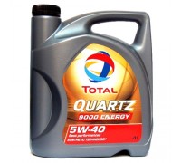 МАСЛО МОТОРНОЕ TOTAL QUARTZ 9000 5W-40 SN/SM/CF A3/B4 СИНТЕТИЧЕСКОЕ 4 Л                             