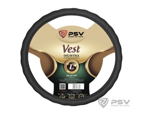 ОПЛЕТКА НА РУЛЬ S PSV VEST EXTRA FIBER,ЧЕРНЫЙ 125862                                              