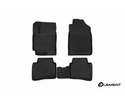 КОВРИКИ САЛОННЫЕ KIA RIO 06/2017-  ПОЛИУРЕТАН  ELEMENT3D2563210                                     