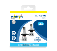 ЛАМПА СВЕТОДИОДНАЯ H4 12V/24V 6500К NARVA (2 ШТ.)                                                 
