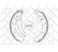 КОЛОДКИ БАРАБАННЫЕ ABS1002 DAEWOO MATIZ                                                             