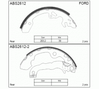 КОЛОДКИ БАРАБАННЫЕ ABS2612 FORD FOCUS I 98-04 RR                                                    