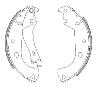 КОЛОДКИ БАРАБАННЫЕ H9585 FIAT ALBEA                                                                 