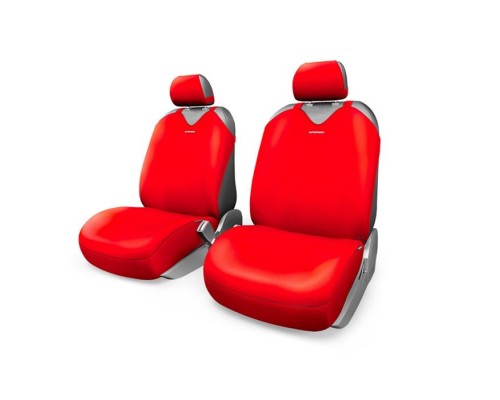 ЧЕХЛЫ-МАЙКИ УНИВЕРСАЛЬНЫЕ ПОЛИЭСТЕР КРАСНЫЙ AUTOPROFI R1 SPORT PLUS (ПЕРЕДНИЙ РЯД) (4 ШТ.)        