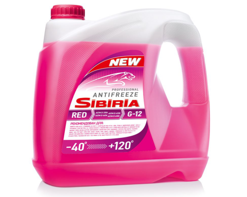 АНТИФРИЗ SIBIRIA G-12 (3 КГ) КРАСНО-РОЗОВЫЙ                                                       