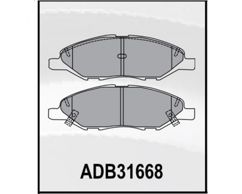 КОЛОДКИ ТОРМ. ПЕРЕД. ADB31668 NISSAN                                                                