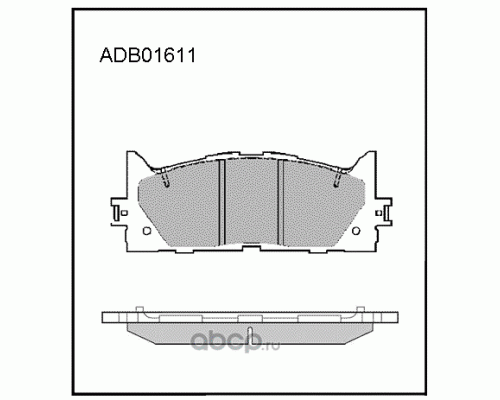 КОЛОДКИ ТОРМ. ПЕРЕД. TOYOTA CAMRY V40/50, LEXUS ES350 ADB01611                                      