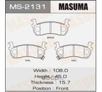 КОЛОДКИ ТОРМОЗНЫЕ MS2131 ПЕРЕД. NISSAN MARCH/MICRA                                                  