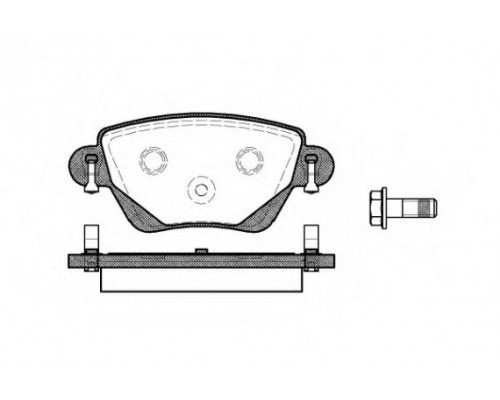 КОЛОДКИ ТОРМОЗНЫЕ (ЗАД.) 1149.10 FORD MONDEO 1.8/2.0/2.5                                            