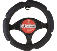 ОПЛЕТКА НА РУЛЬ M AUTOPROFI СПОНЖЕВЫЙ ПОРОЛОН, ЧЕРНЫЙ/КРАСНЫЙ (6 ПОДУШЕЧЕК)                       